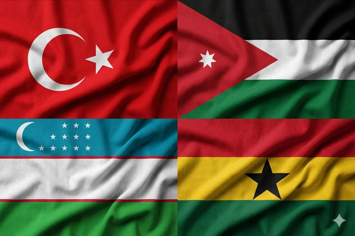 Las últimas cuatro convocatorias del Mundial: el primer Mundial de Jordania y Uzbekistán, el regreso de Turquía tras 24 años y Ghana con dos estrellas de la Premier