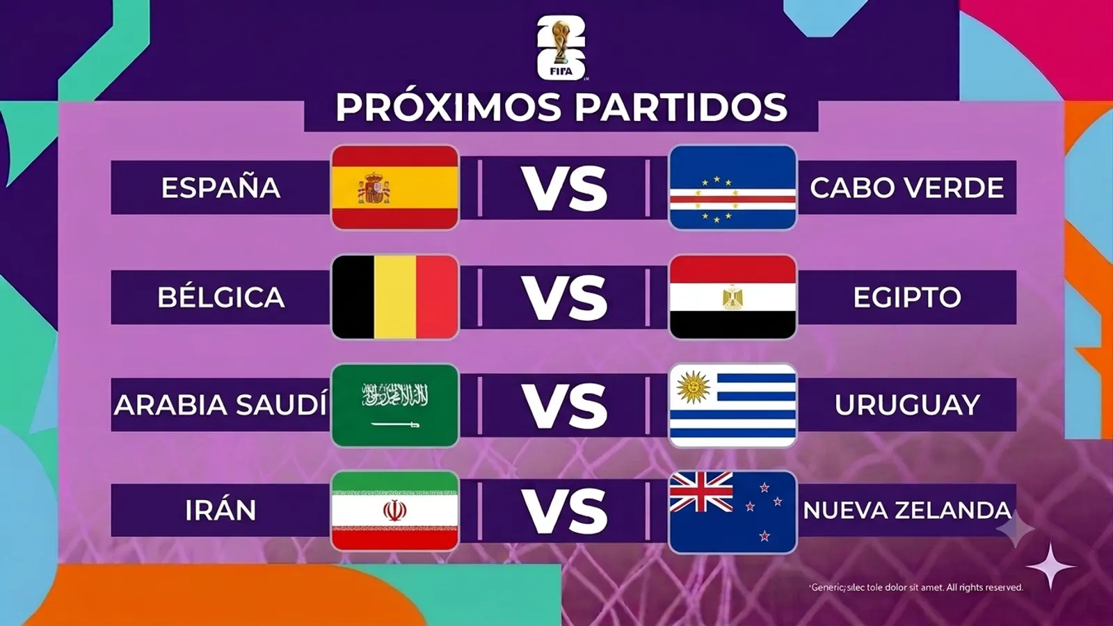 Previa del día: España debuta sin Yamal de inicio (18:00h), Salah juega en su cumpleaños (21:00h) y el grupo H al completo