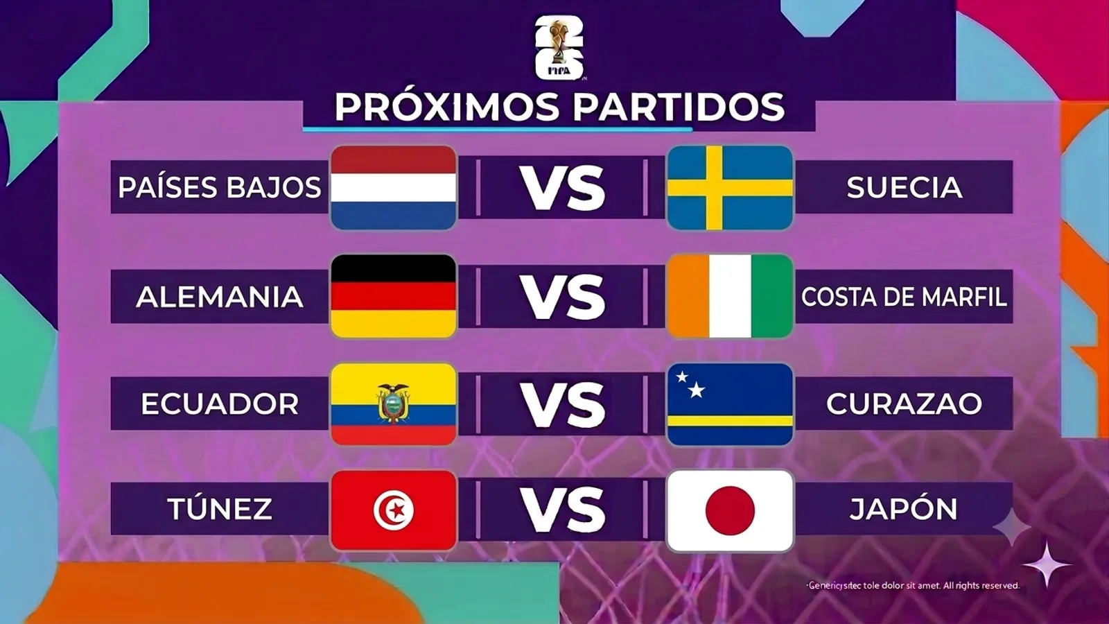 Previa del día: Países Bajos-Suecia por el liderato (19:00h), el duelo de favoritos del Grupo E (22:00h) y Túnez estrena entrenador en el 06:00h