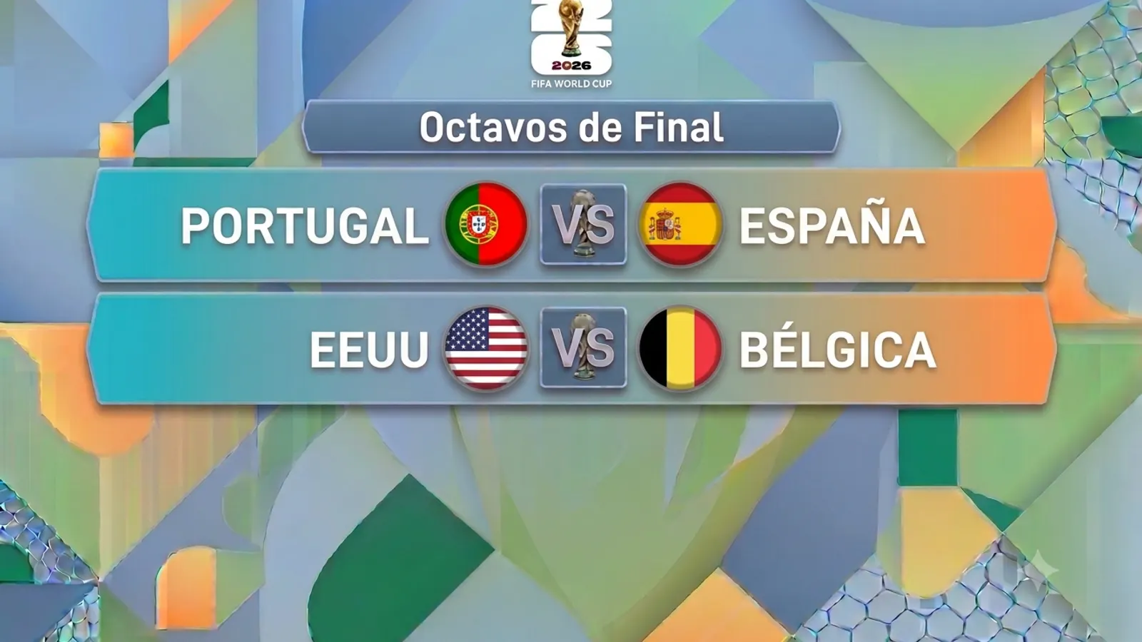 Iberia en Arlington (21:00h) y la revancha de Bélgica en Seattle (02:00h): lo que queda de octavos