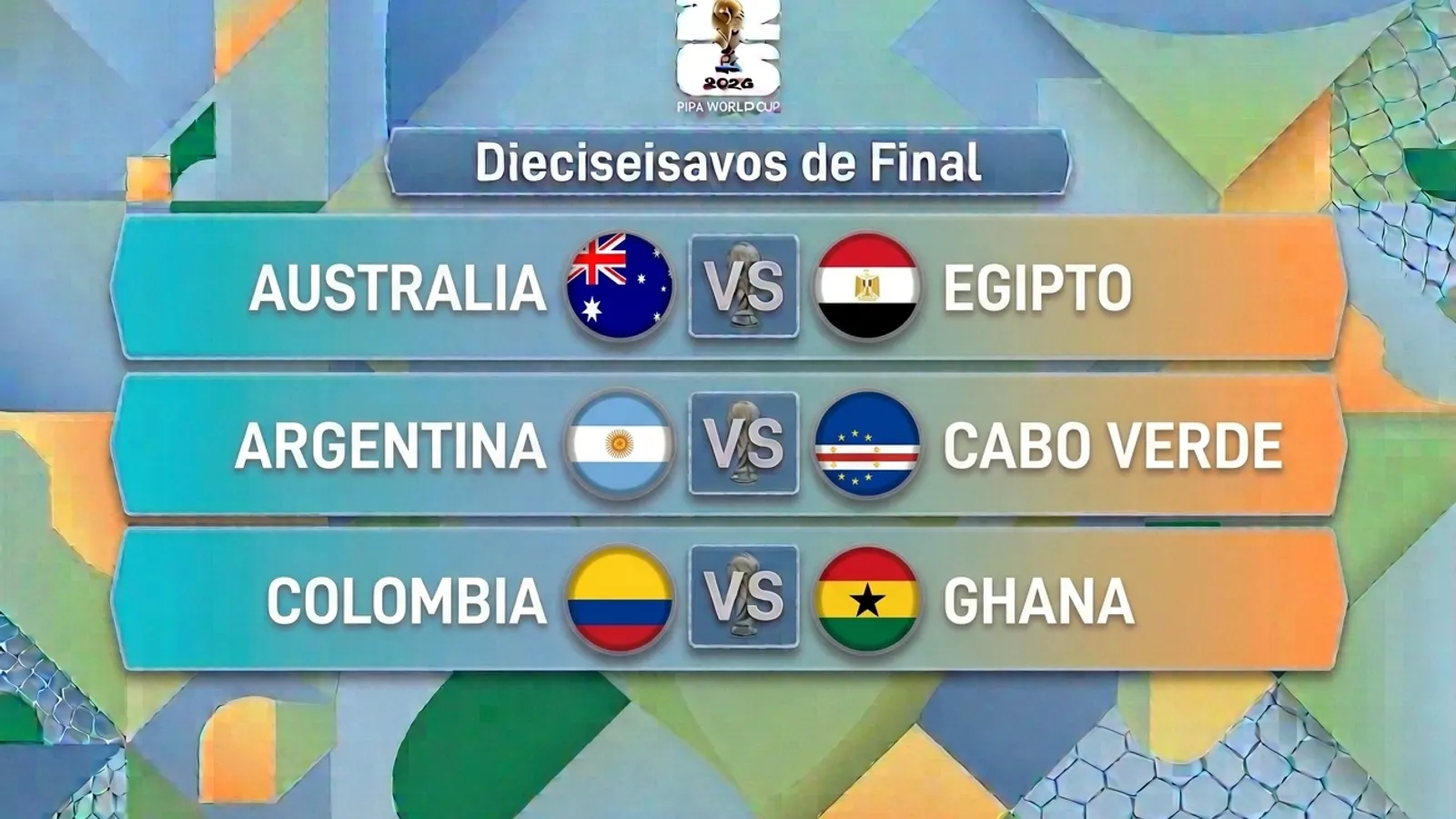 Los últimos tres dieciseisavos: Messi ante Cabo Verde (00:00h), Colombia-Ghana con James y Díaz (03:30h) y Australia-Egipto con Salah abriendo el día (20:00h)