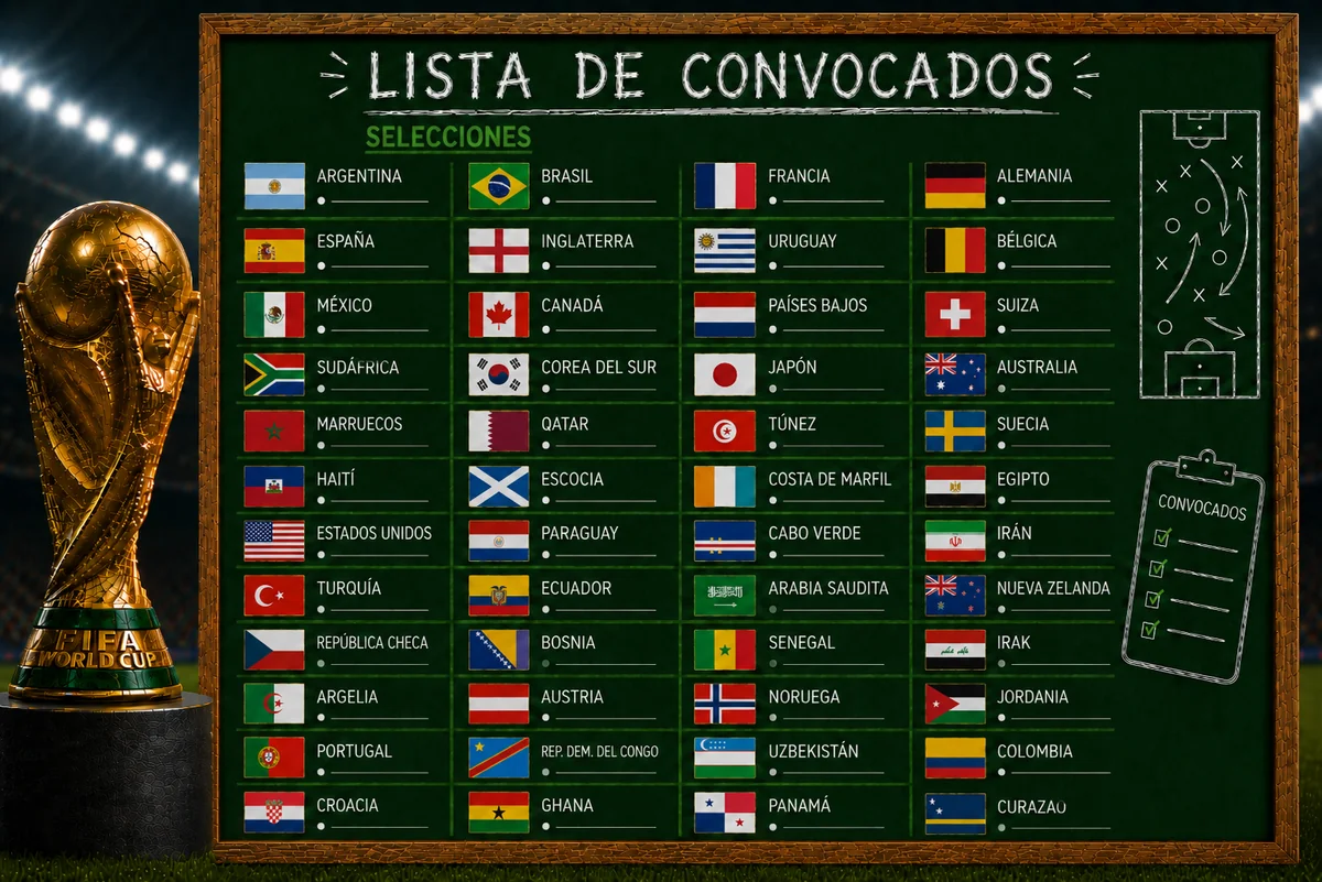La guía completa del Mundial 2026: las 48 convocatorias y los 1.248 jugadores, grupo por grupo